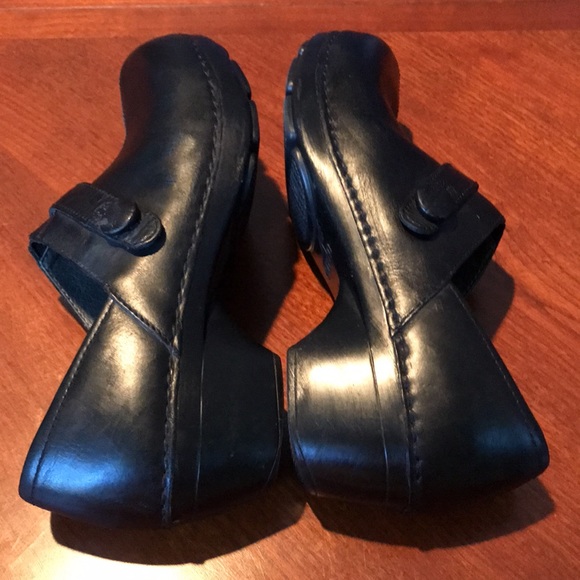 Dansko black leather clogs shoes size 38 - Picture 9 of 15